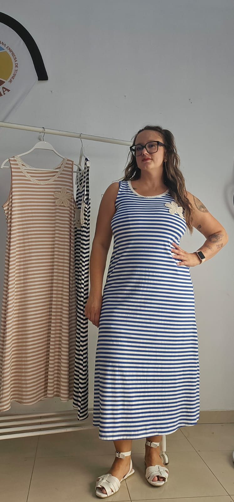 Vestido rallas