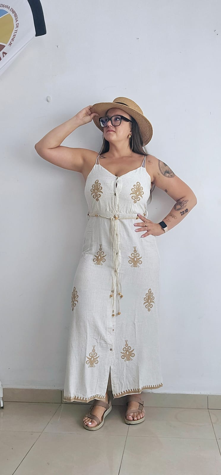 Vestido botonado