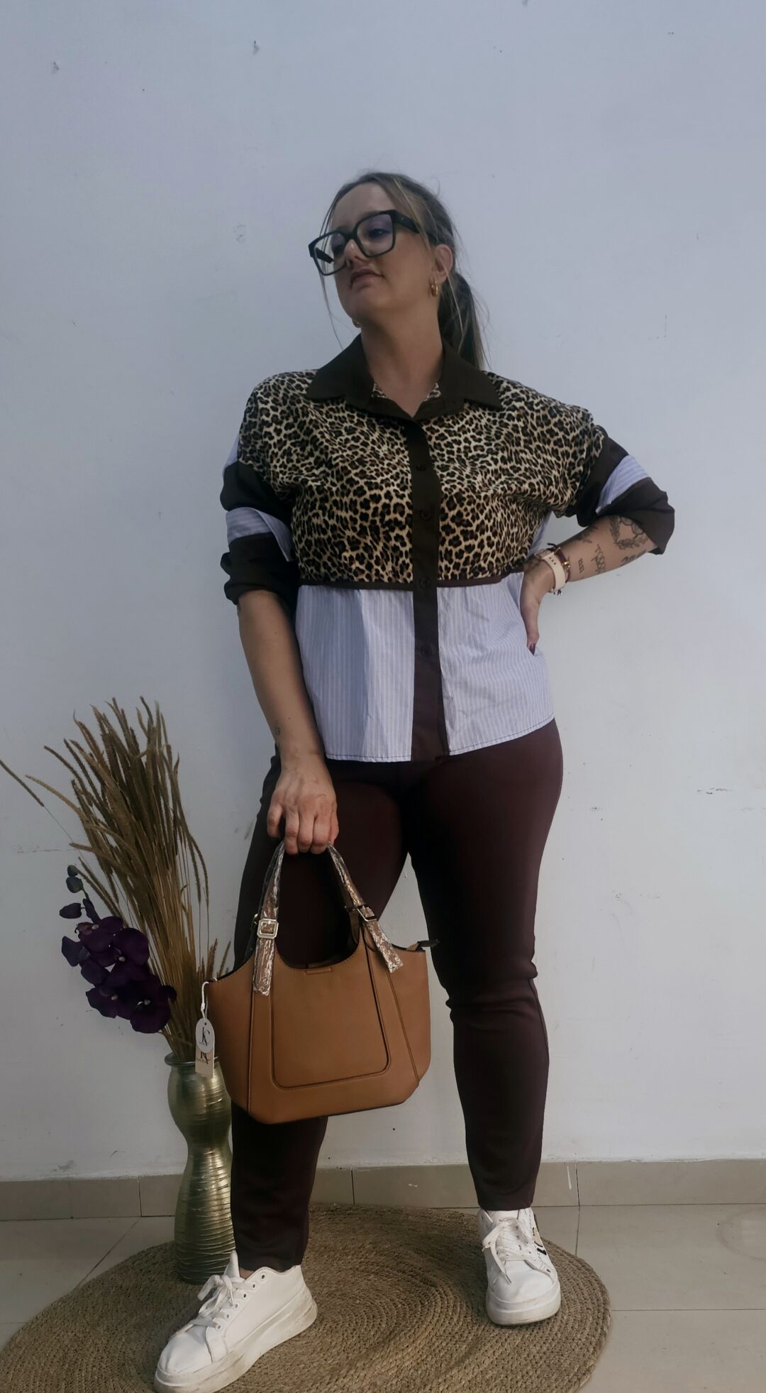 Blusa leopardo
