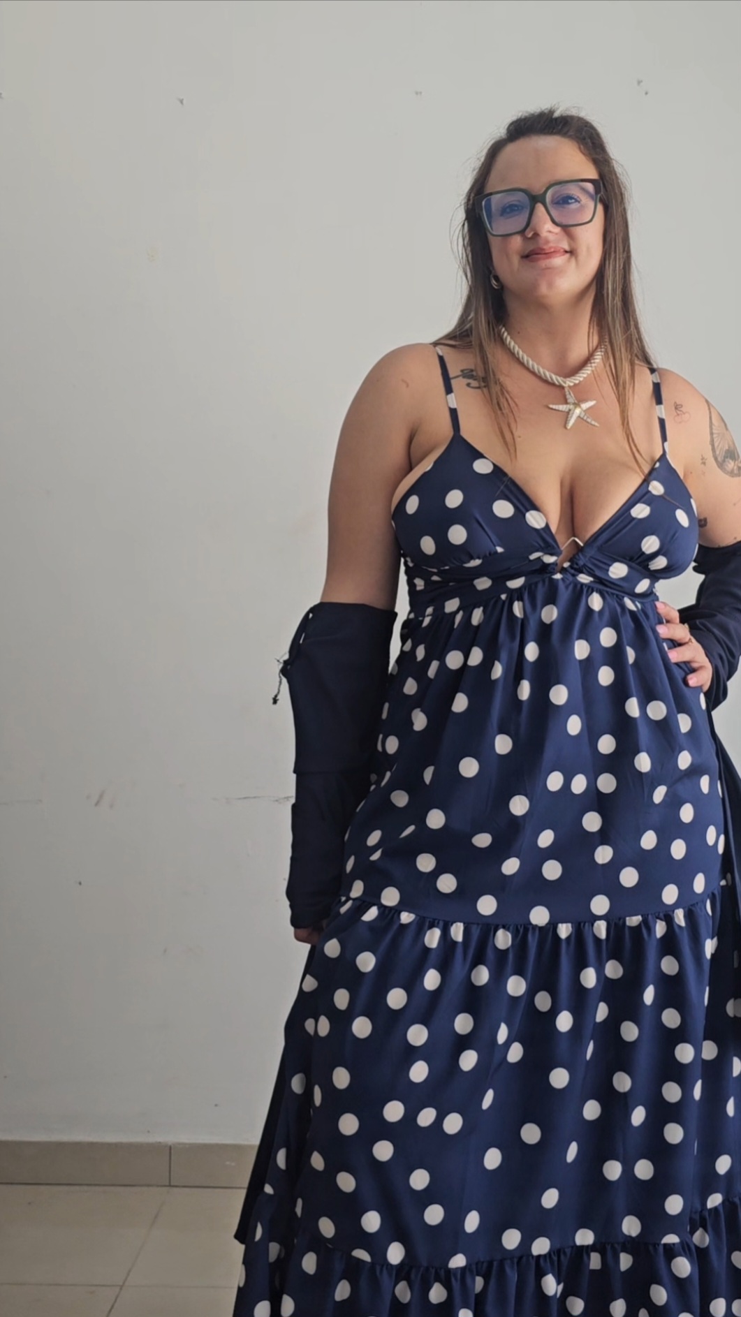 Vestido lunares