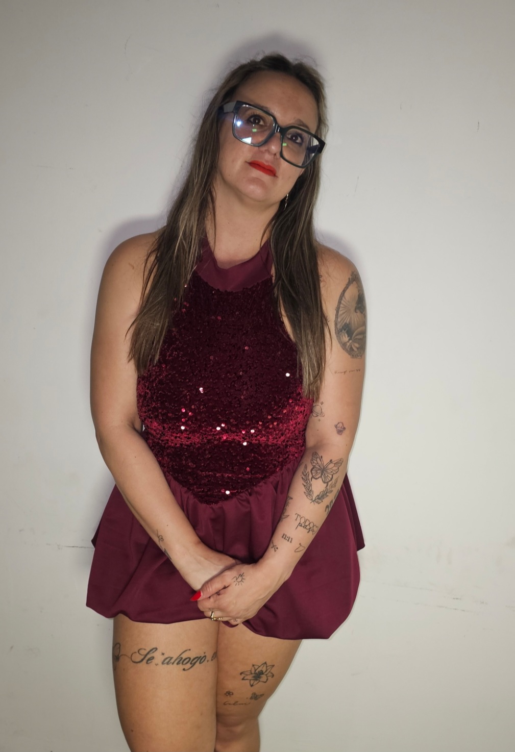 Vestido gerogina Rojo