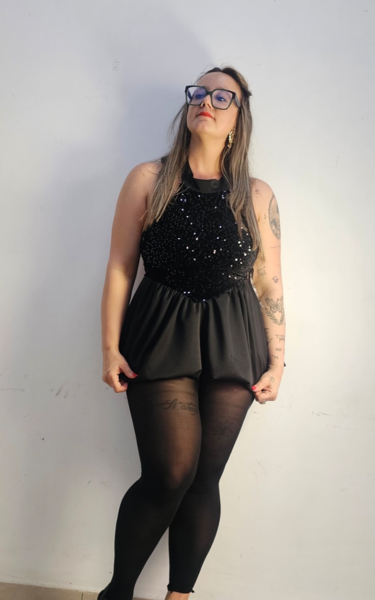 Vestigo Geogina negro