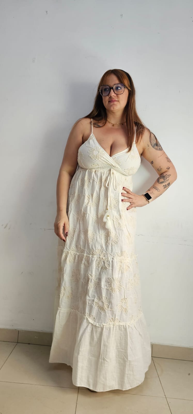 Vestido Teresa blanco