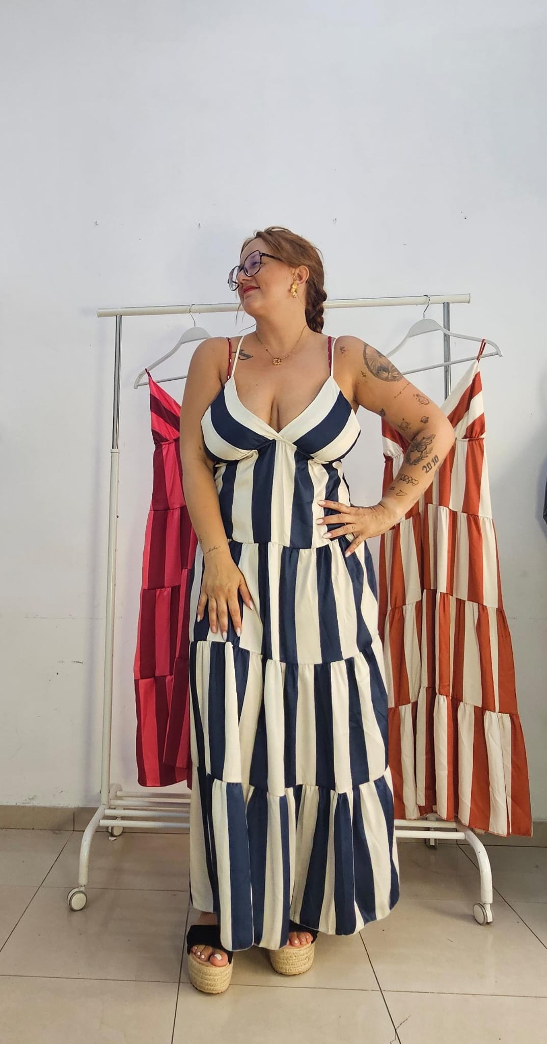 Vestido Triana Azul