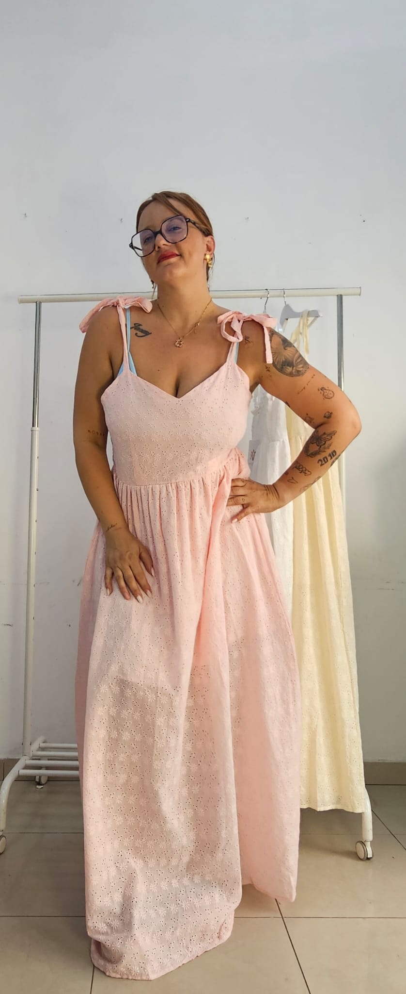 Vestido princesa rosa