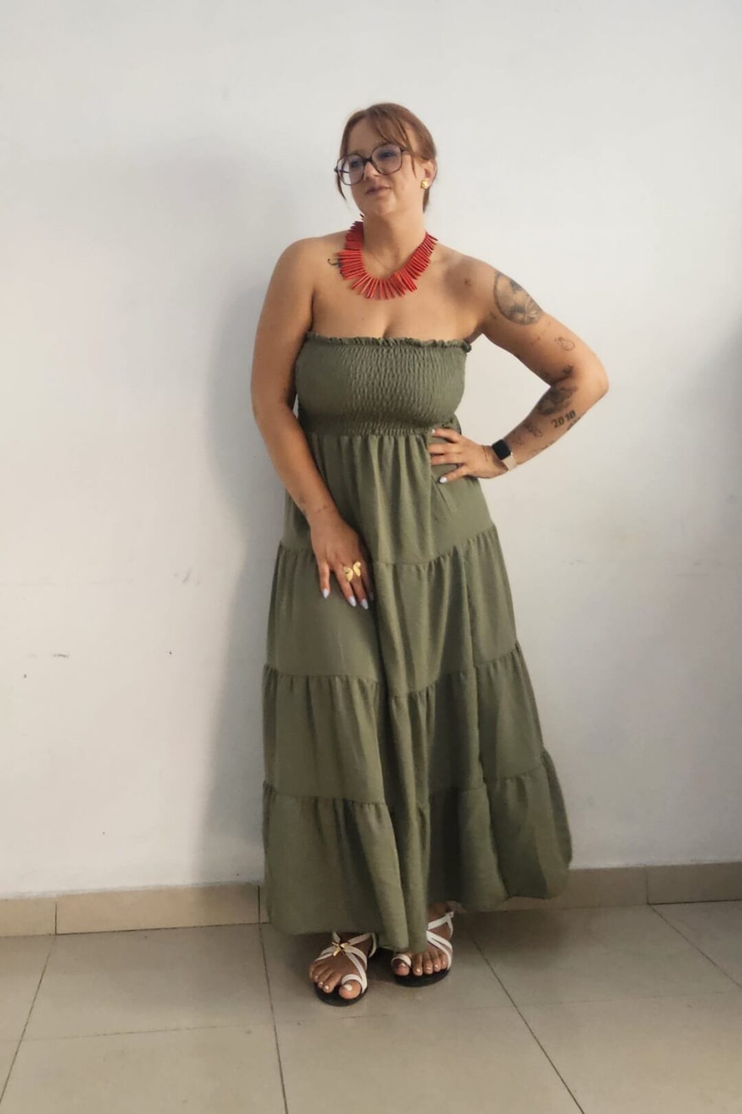 Vestido palabra de honor