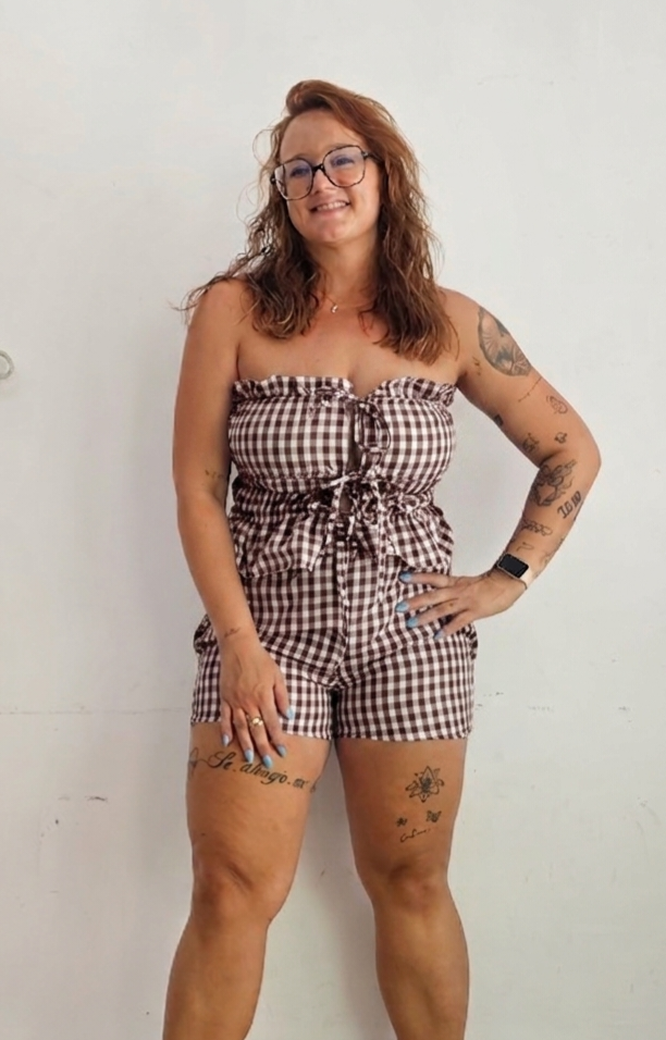 Conjunto bichi marron