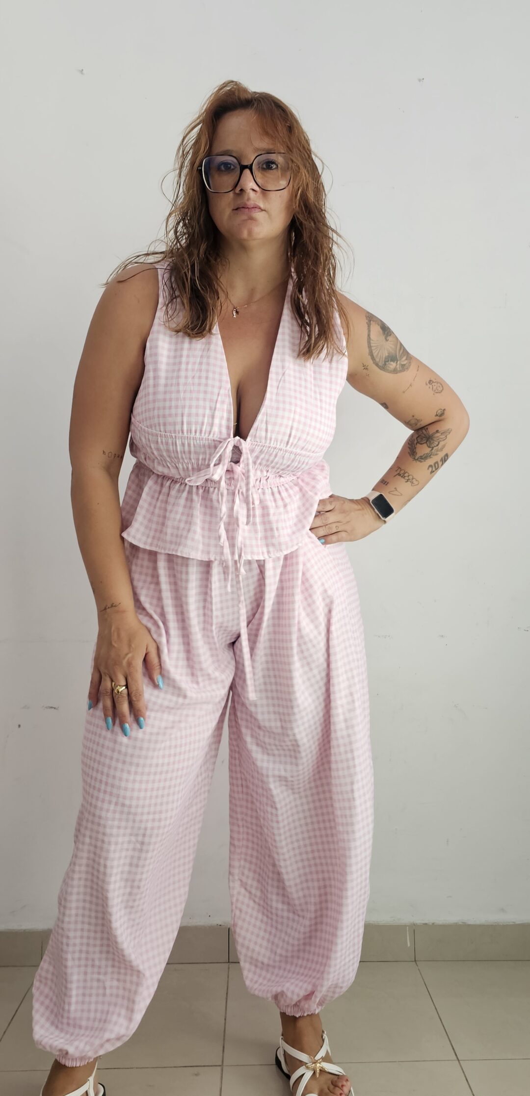 Conjunto bichi rosa