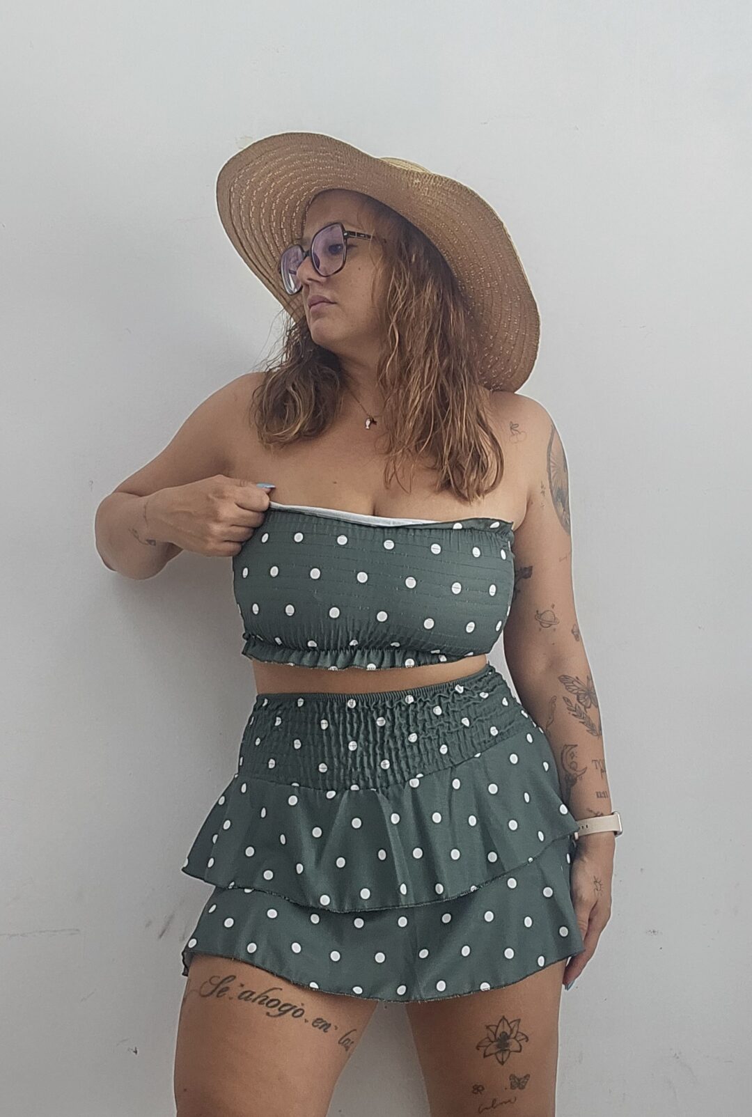 Conjunto lunares verde
