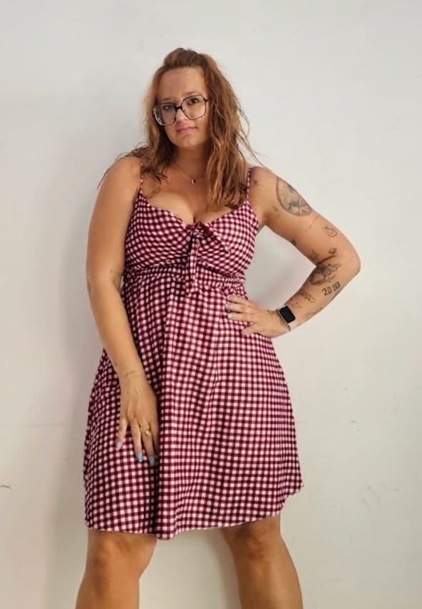 Vestido corto bichi