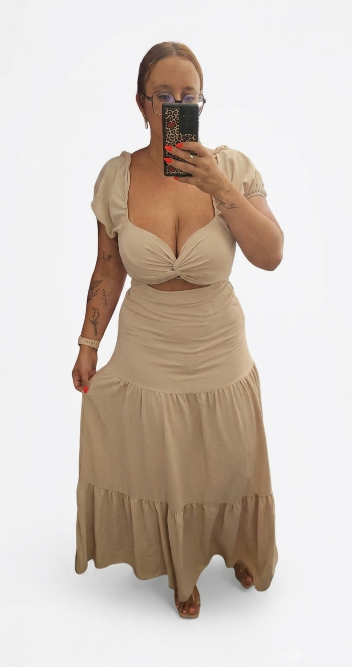 Vestido Granada  beige