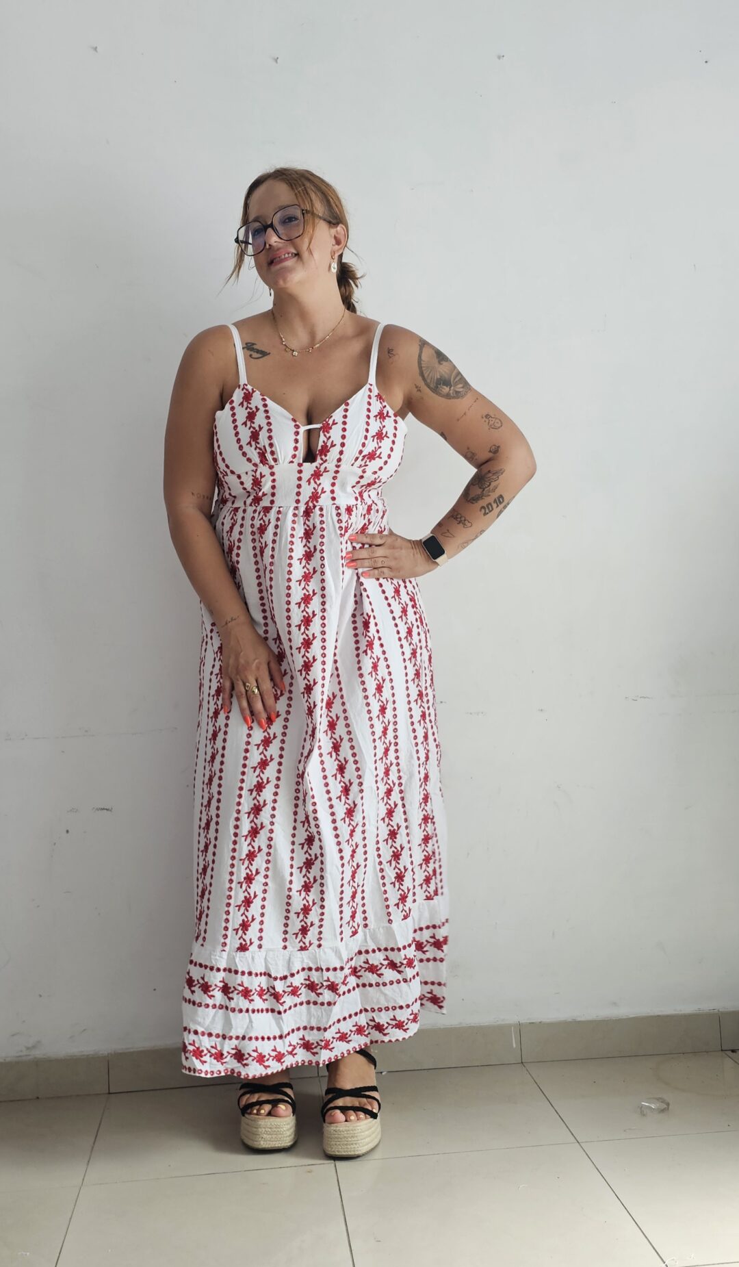 Vestido boradado