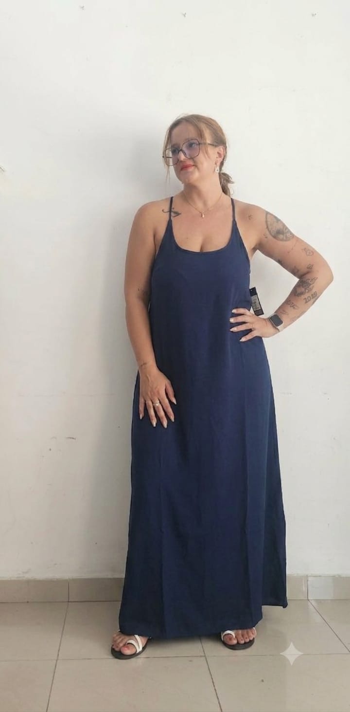 Vestido azul marino