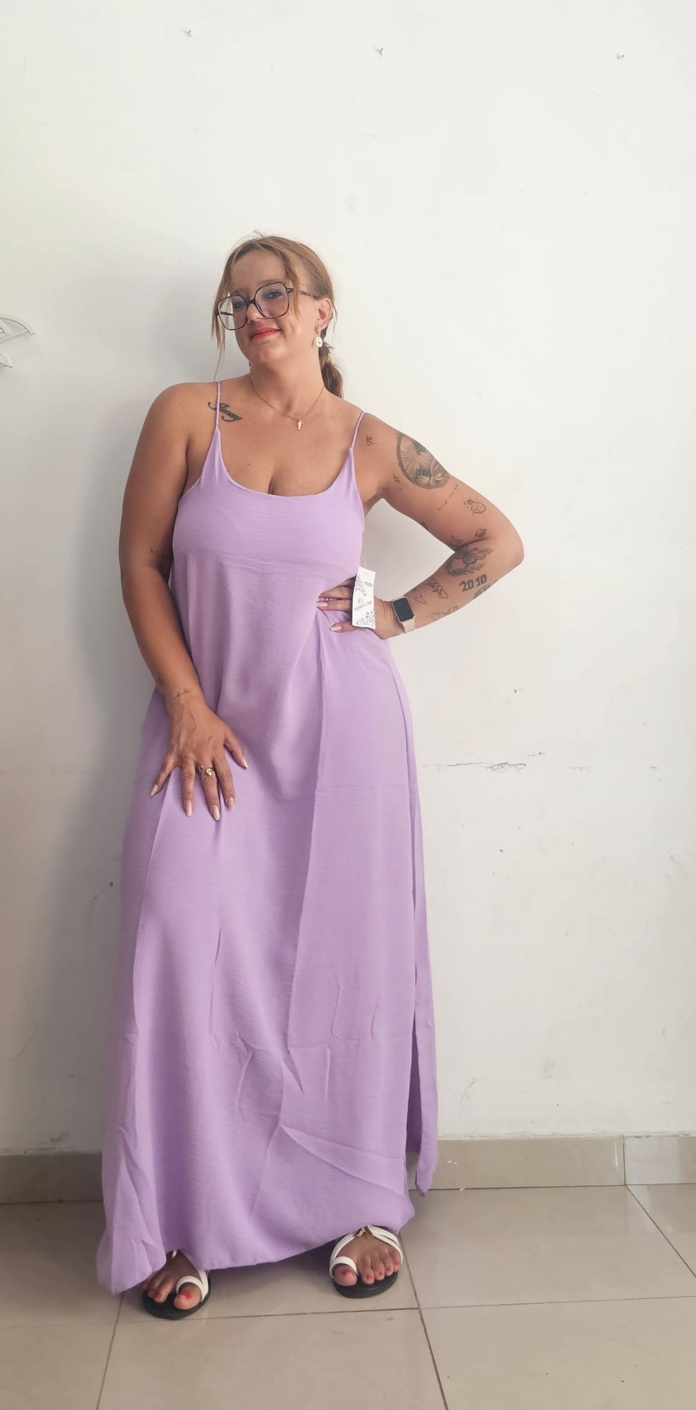Vestido malva