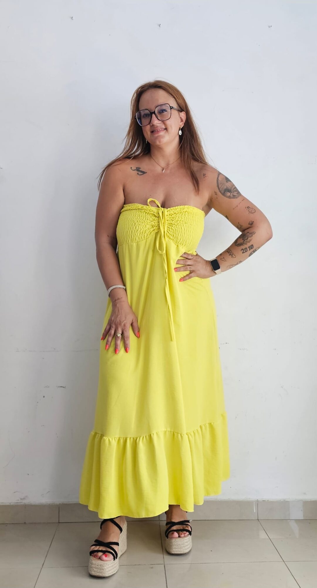 Vestido palabra de honor