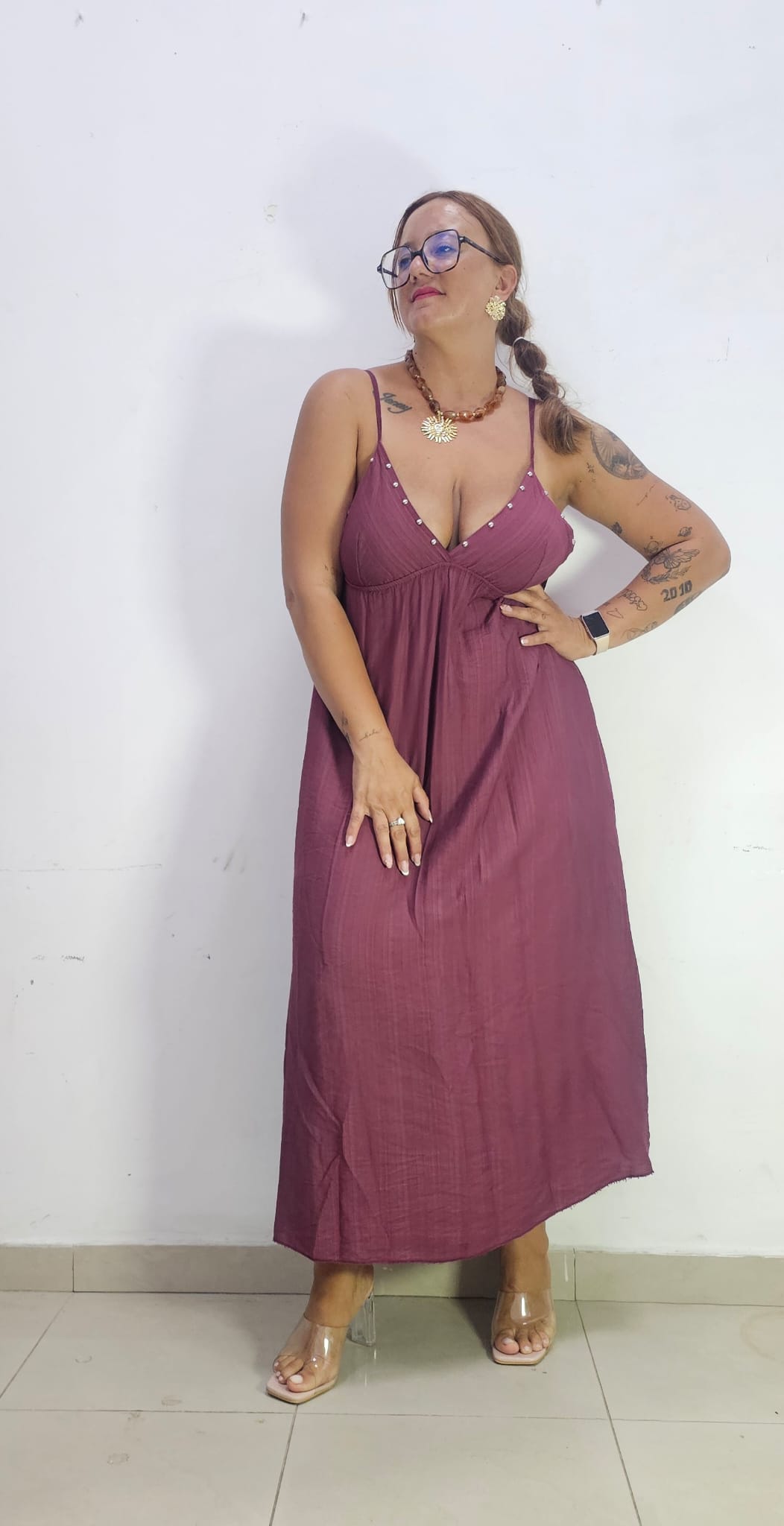 Vestido Jerez rosa