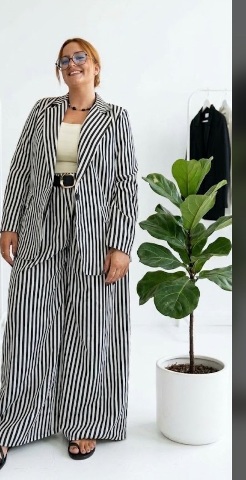 Conjunto blazer negro