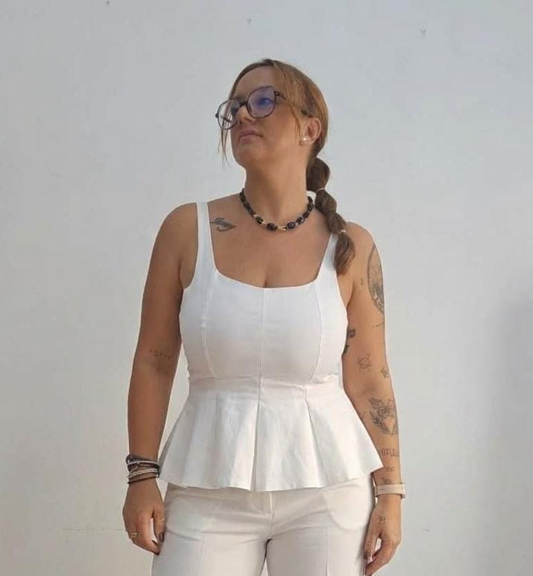 Blusa arena blanco