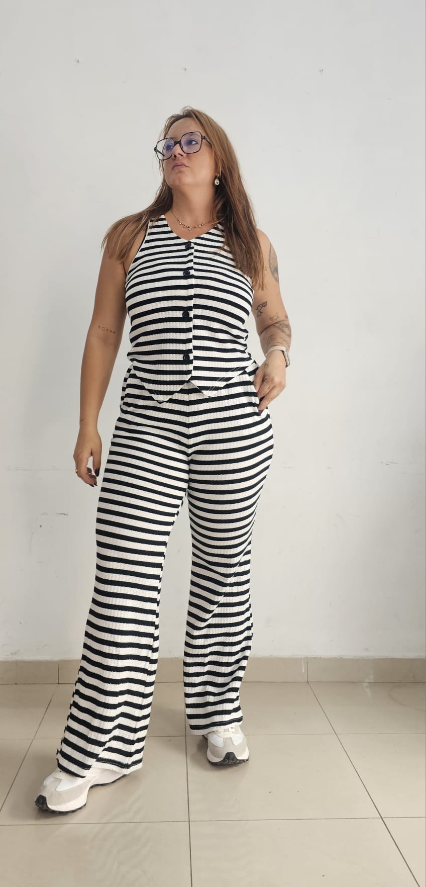Conjunto rallado L/XL