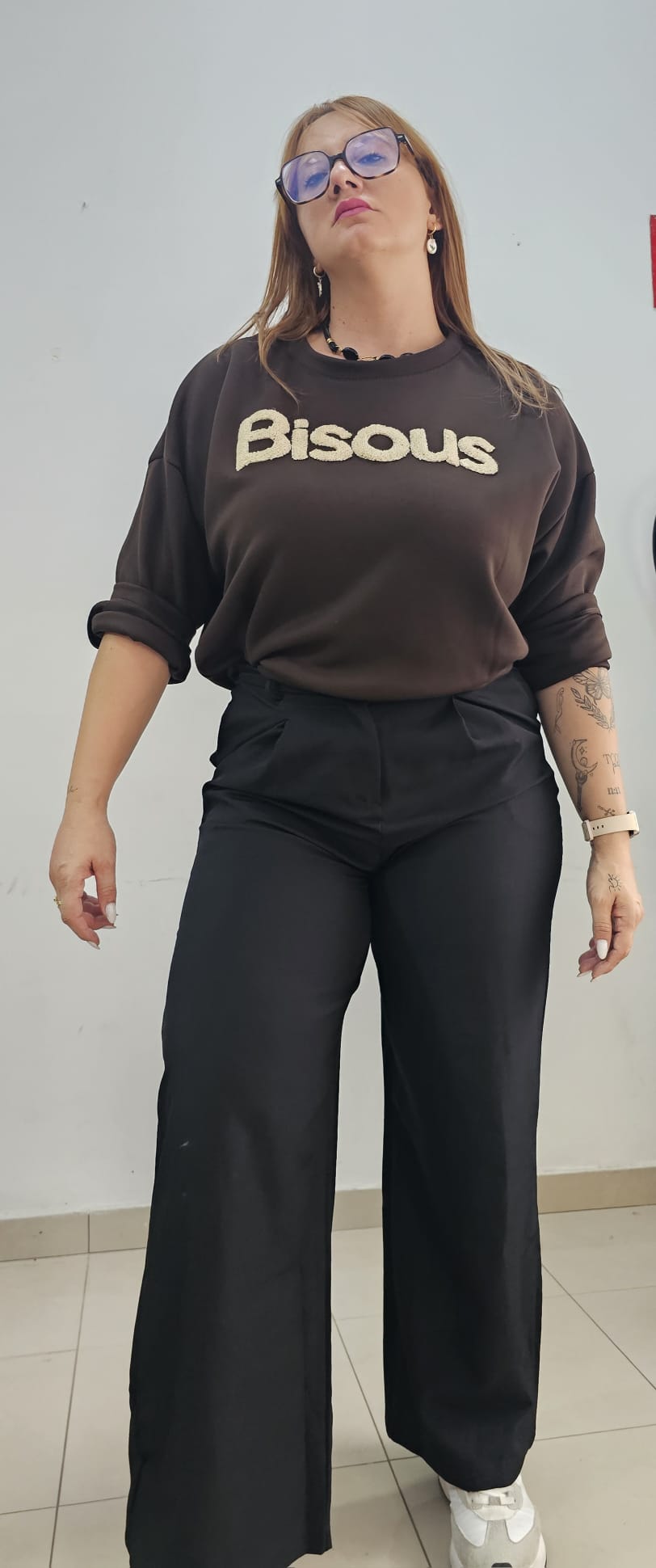 Sudadera biscuis marron